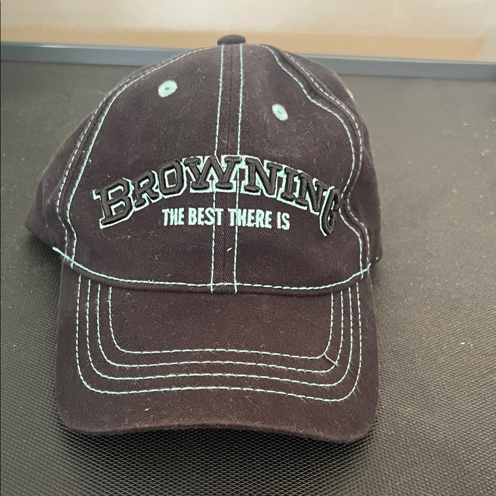 Browning Dark Cap with White Embroidery